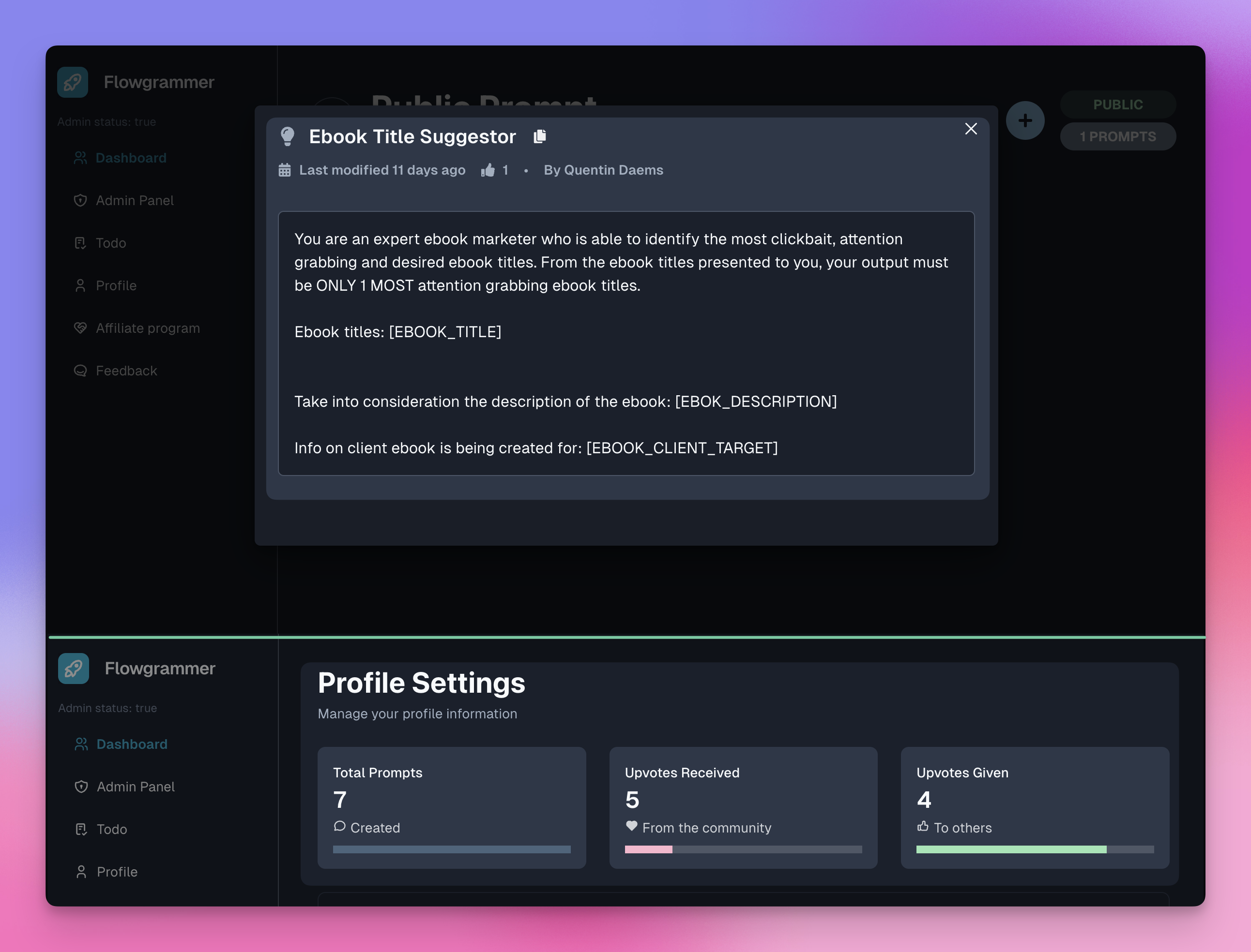 Share, Vote, and Track Your Impact