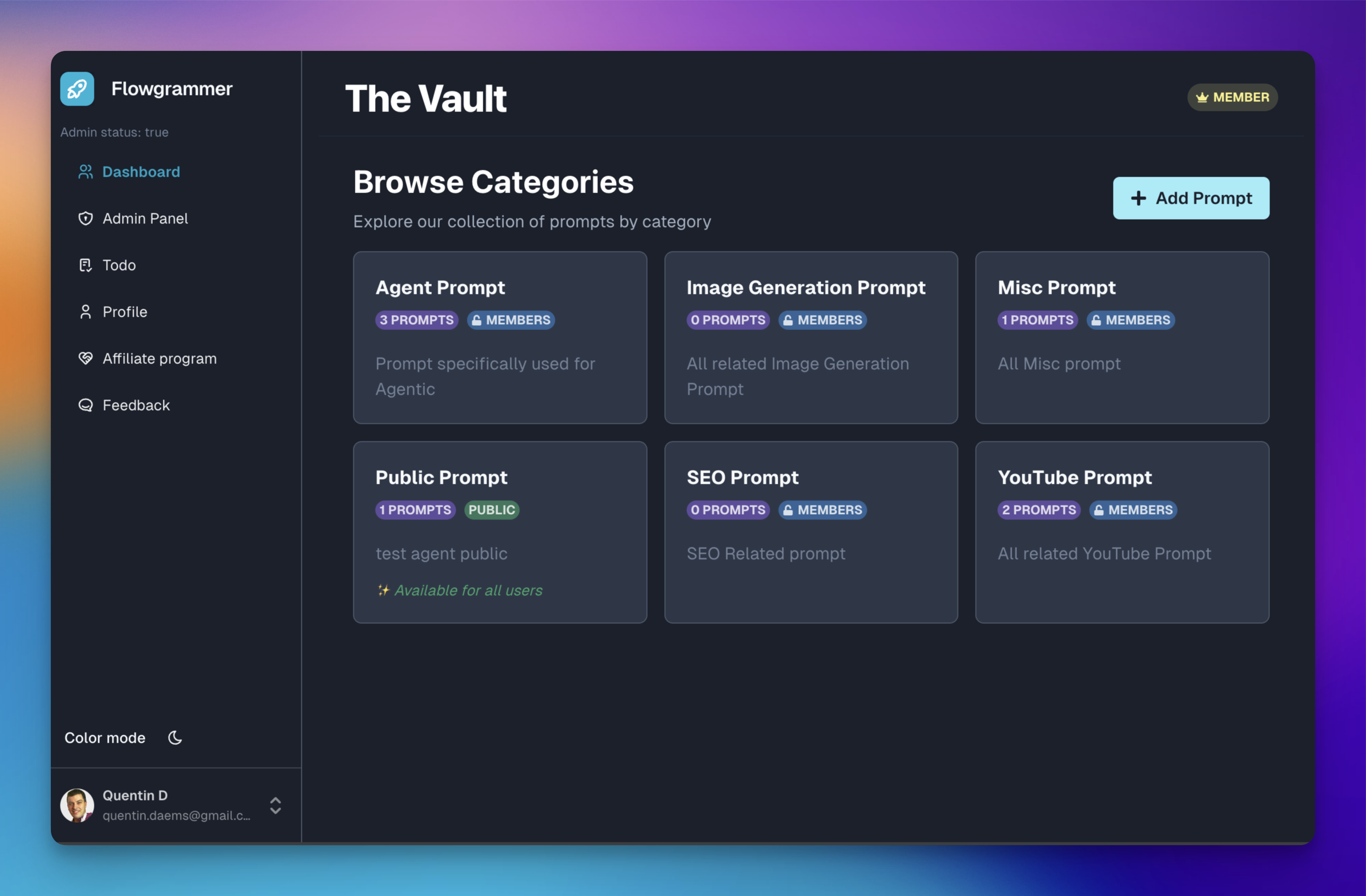 Discover High-Quality Prompts by Category
